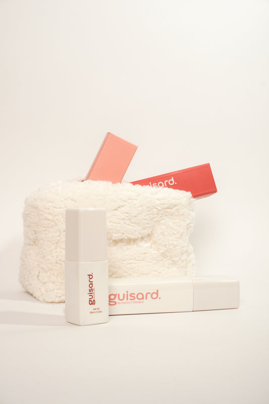 The Hair Essentials - Blowout Primer + Glow Oil + Necessaire Fluffy